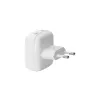 Wall Charger d bramante re-charge Pro EU plakans 2×USB-C 20W balta (indoor)