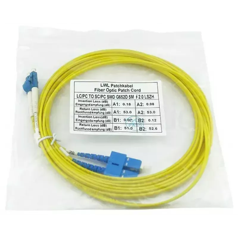 BlueOptics SFP3132BU10MK InfiniBand optiskās šķiedras kabelis 10 m LC SC