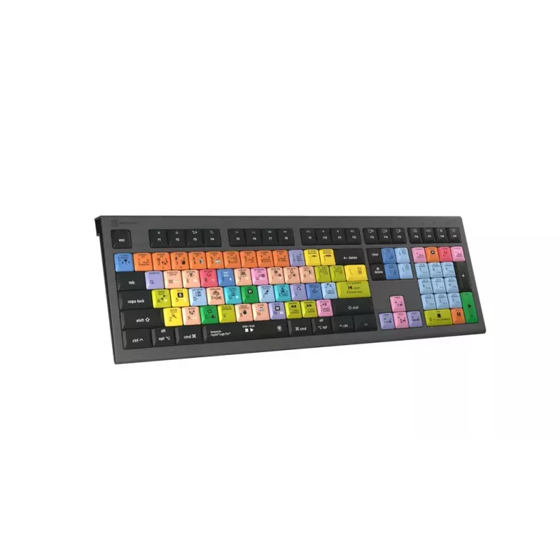 Tastatūra Logickeyboard LKB-LOGXP2-A2M-DE Universāla USB QWERTZ Vācu Melna