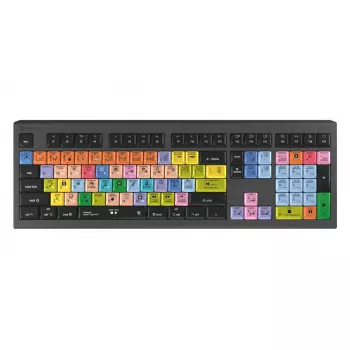 Tastatūra Logickeyboard LKB-LOGXP2-A2M-DE Universāla USB QWERTZ Vācu Melna