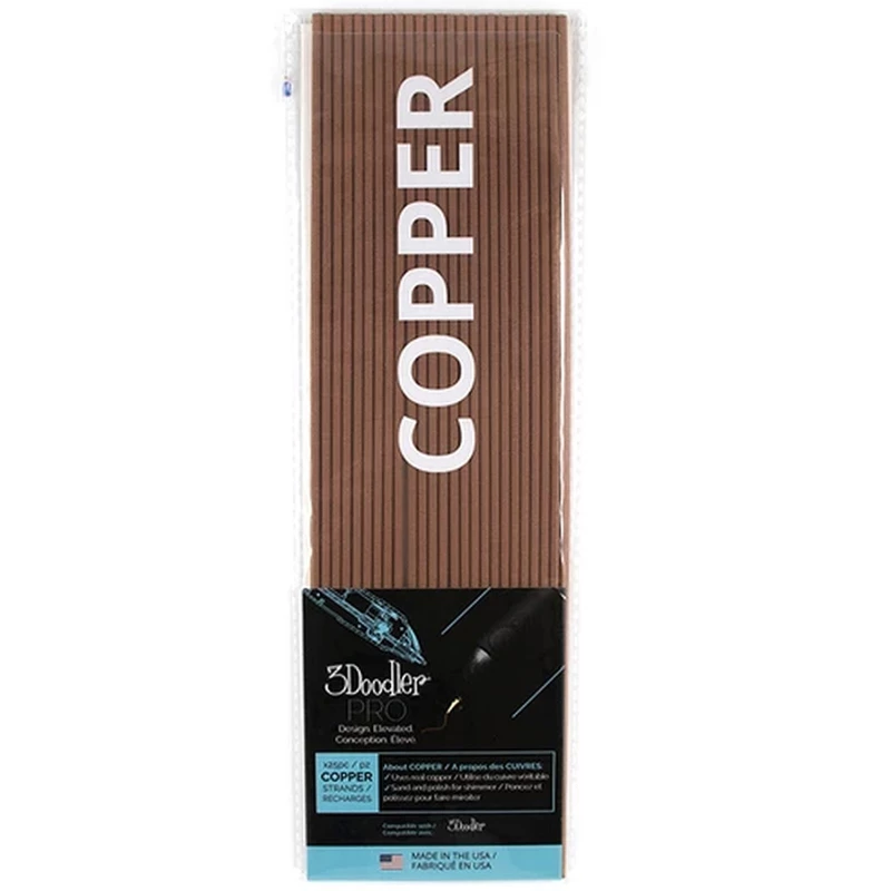 3Doodler Filament Pro+ 25 Kupfer braunrot“Copper” 122 g