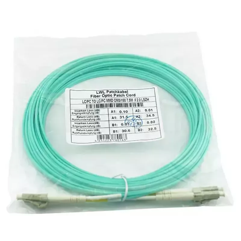 BlueOptics SFP3131EU5MK InfiniBand optiskās šķiedras kabelis 5m LC Aqua OM3