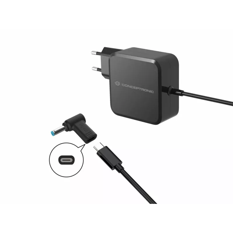 Conceptronic ABBY15PC02 DC uz USB-C adapteris, Dell 4.5x3.0mm, 18-20V