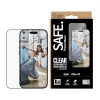 Ekrāna aizsargs PanzerGlass SAFE, paredzēts iPhone 17 Ultra‑Wide Fit ar melnu rāmi