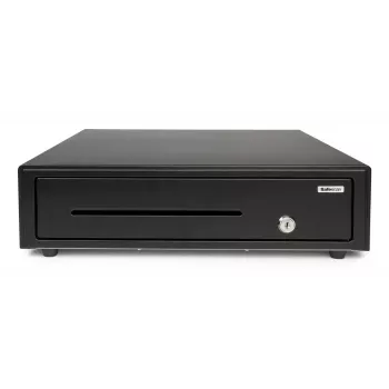 Elektroniskā kases atvilktne Safescan LD-4141, tērauda korpuss, 410×415×115 mm, melna, 6 atslēgas
