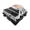 Dzesēšanas komplekts PCCOOLER GI-46U Top-Blow CPU dzesētājs 12cm 1000-1800 RPM zils