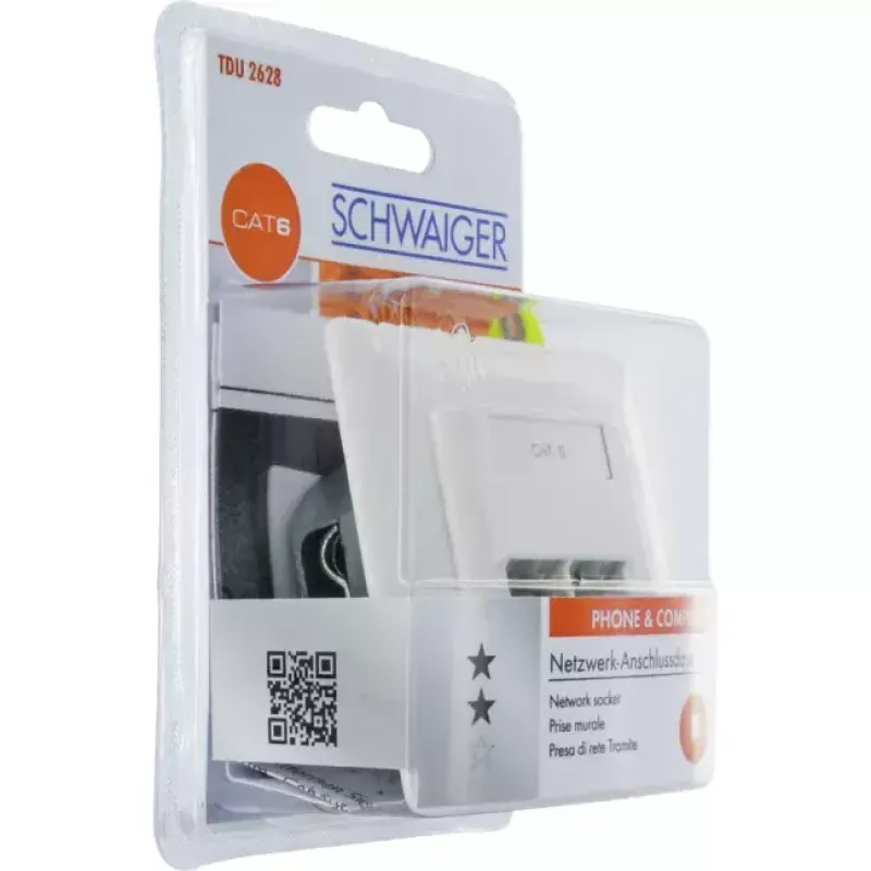 RJ-45 kontaktligzda Schwaiger TDU2628532