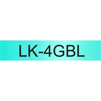 Etiķešu lente Epson LK-4GBL melna uz zaļa 1,2 cm x 9 m
