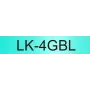 Etiķešu lente Epson LK-4GBL melna uz zaļa 1,2 cm x 9 m