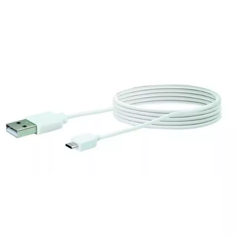 USB kabelis Schwaiger LK200M532 2m USB A Micro-USB A Balts