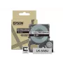 Epson matēta lente – pelēka/melna 18mm (8m) – LK-5ABJ, melns uz pelēka, LK, Rhino, LabelWorks LW-C410, LabelWorks LW-C610, 1,8 cm, 8 m