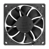 Ventilators Arctic P8 plāns PWM PST 80mm zema profila 38,23 m³/h šķidruma dinamiskais gultnis melns