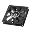 Ventilators Arctic P8 plāns PWM PST 80mm zema profila 38,23 m³/h šķidruma dinamiskais gultnis melns