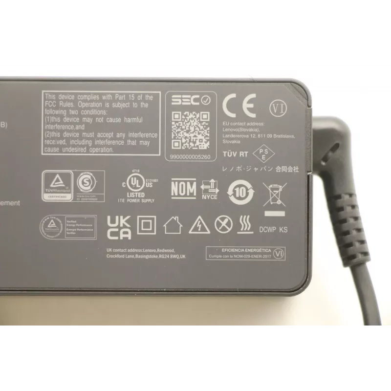 AC Adapter 65W USB Type-C Lenovo 5A10W86303, USB-C PD barošanas bloks 65 W