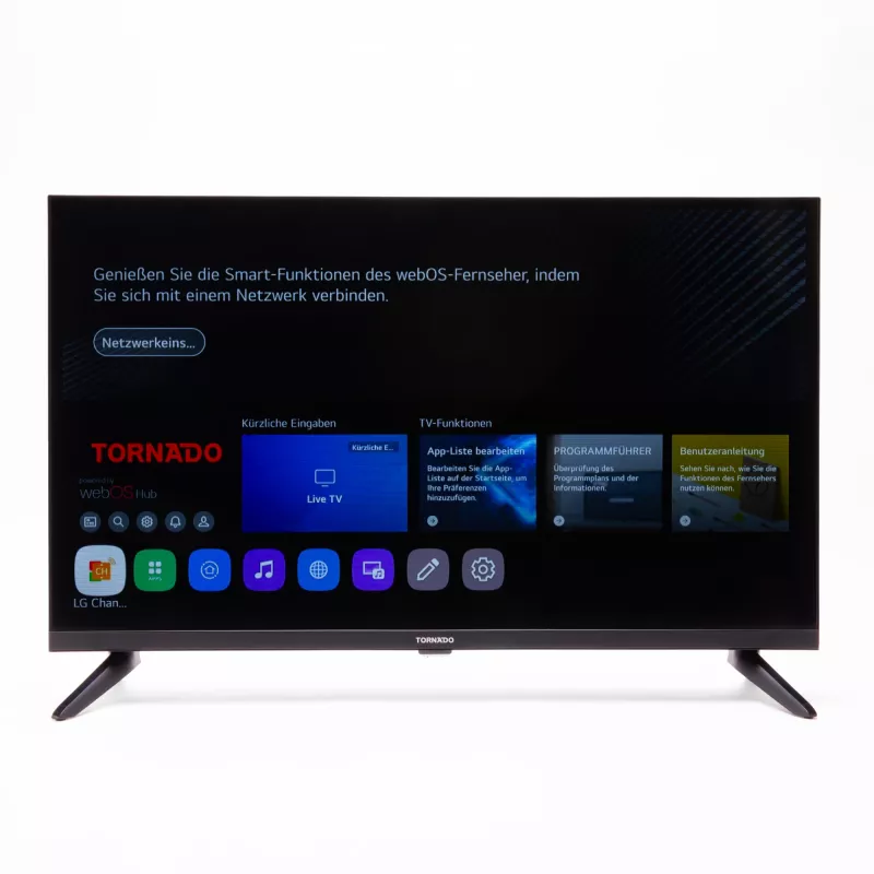 TORNADO 32ES4301X | 32” HD bezrāmja WebOS viedtelevizors