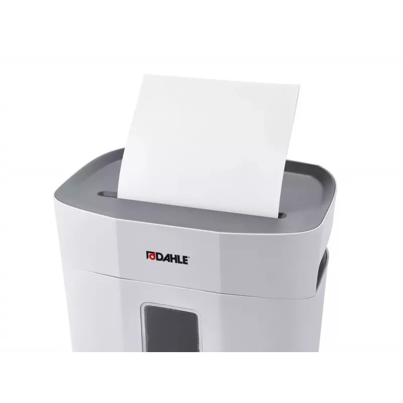 Papīra smalcinātājs Dahle PaperSAFE 100 ar krustveida smalcināšanu 70 dB 22 cm pelēks balts