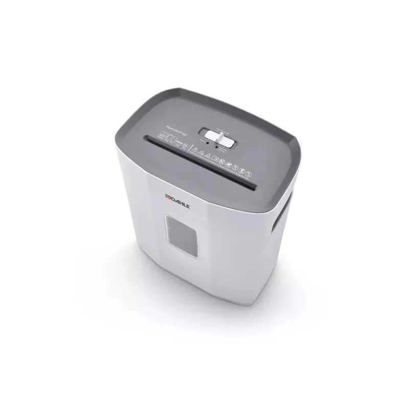 Papīra smalcinātājs Dahle PaperSAFE 100 ar krustveida smalcināšanu 70 dB 22 cm pelēks balts