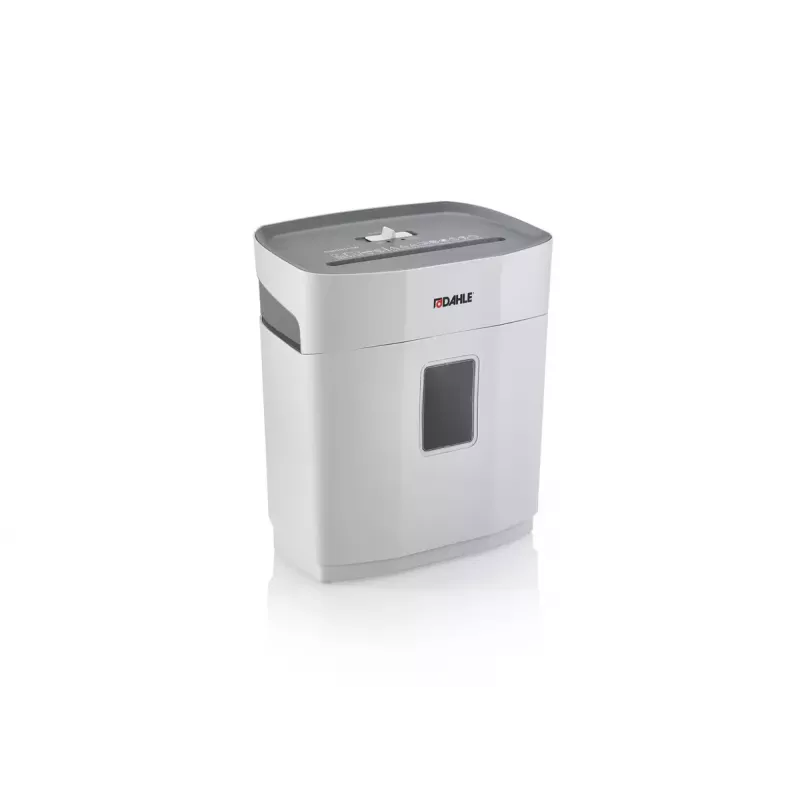 Papīra smalcinātājs Dahle PaperSAFE 100 ar krustveida smalcināšanu 70 dB 22 cm pelēks balts
