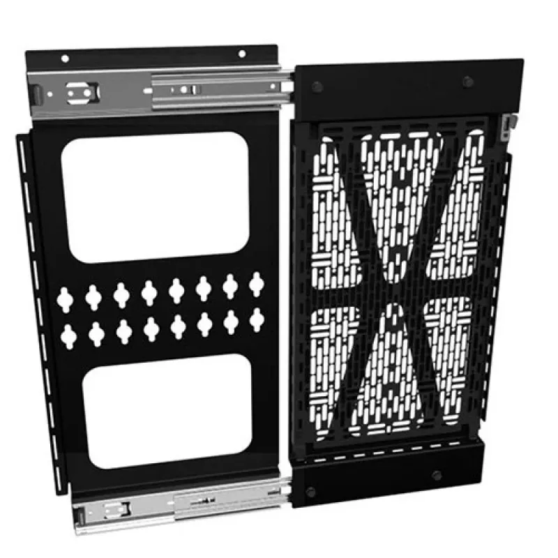 Chief Proximity Component Storage Slide-Lock Panel Melns 6.8 kg Wall Mount