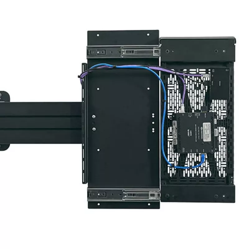 Chief Proximity Component Storage Slide-Lock Panel Melns 6.8 kg Wall Mount