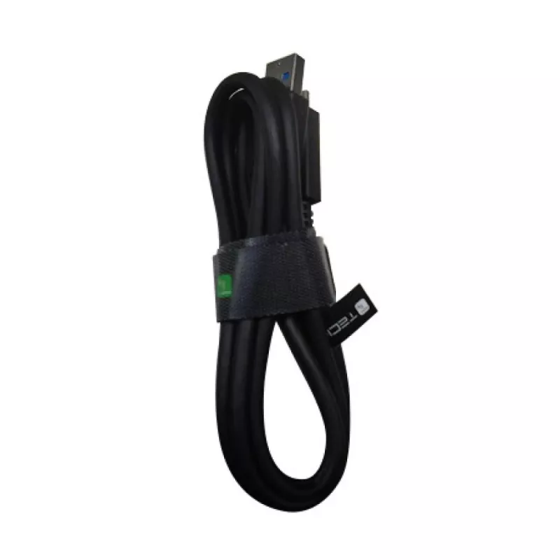 Techly ICOC MUSB31-CMAM10T USB kabelis USB 3.2 Gen 1 (3.1 Gen 1) 1 m USB A USB C melns