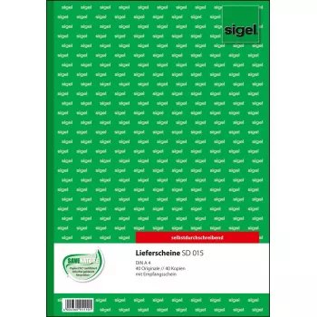 Biznesa forma Sigel SD015 A4 balta dzeltena 80 lapas