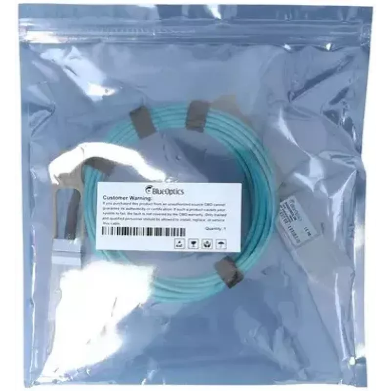 BlueOptics Q28-AOC-15M-CI-BO InfiniBand optiskās šķiedras kabelis 15m QSFP28 Vīriešu