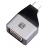 Techly IADAP USBC-VGAC USB grafikas adapteris 1920 x 1200 pikseļi Melns, Sudraba