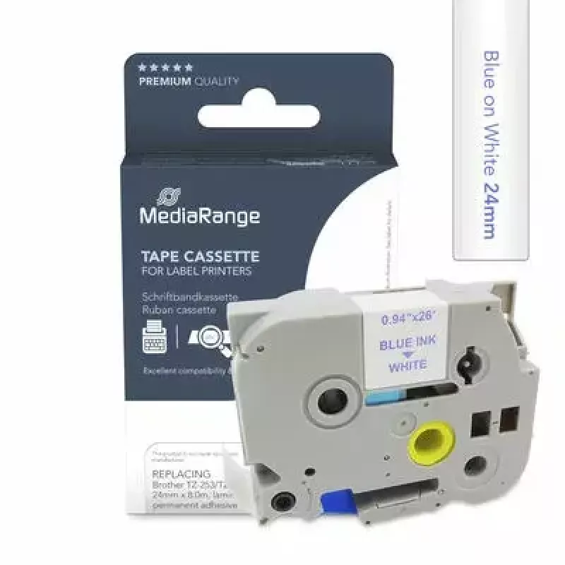 Printera lente MediaRange MRBTZ253 zila 2,4 cm 8 m