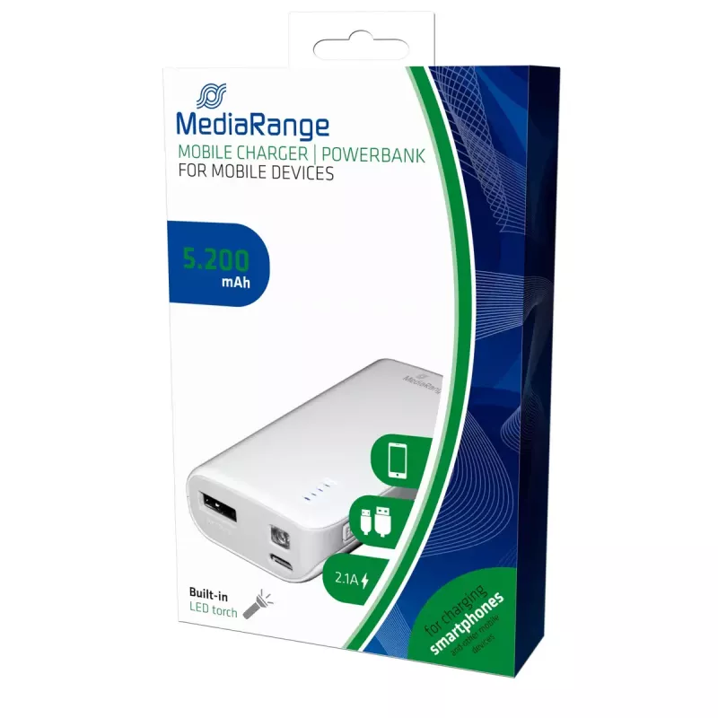 Ārējais akumulators MediaRange MR751 5200 mAh