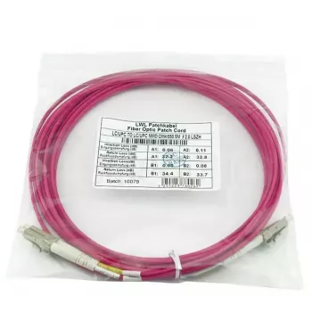 BlueOptics QK732A-BO InfiniBand/optiskās šķiedras kabelis 1 m LC violets