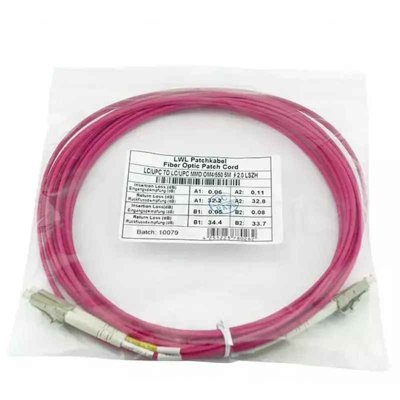 BlueOptics QK732A-BO InfiniBand/optiskās šķiedras kabelis 1 m LC violets