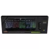 MediaRange MRGS102 spēļu tastatūra un pele USB QWERTZ melna RGB