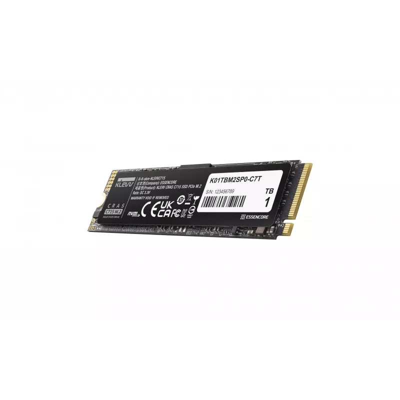 SSD disks KLEVV 1 TB M.2 2280 PCIe Gen3 NVMe K01TBM2SP0-C7T