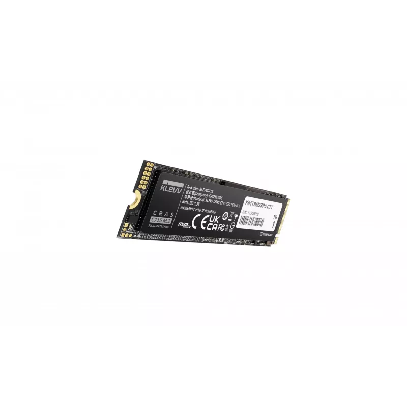 SSD disks KLEVV 1 TB M.2 2280 PCIe Gen3 NVMe K01TBM2SP0-C7T