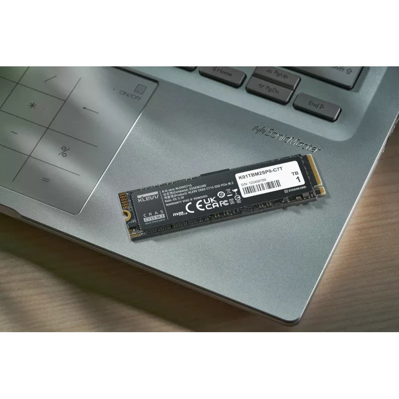 SSD disks KLEVV 1 TB M.2 2280 PCIe Gen3 NVMe K01TBM2SP0-C7T