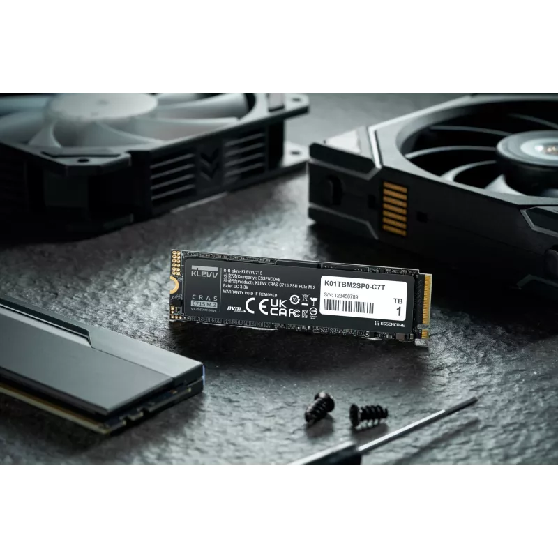 SSD disks KLEVV 1 TB M.2 2280 PCIe Gen3 NVMe K01TBM2SP0-C7T