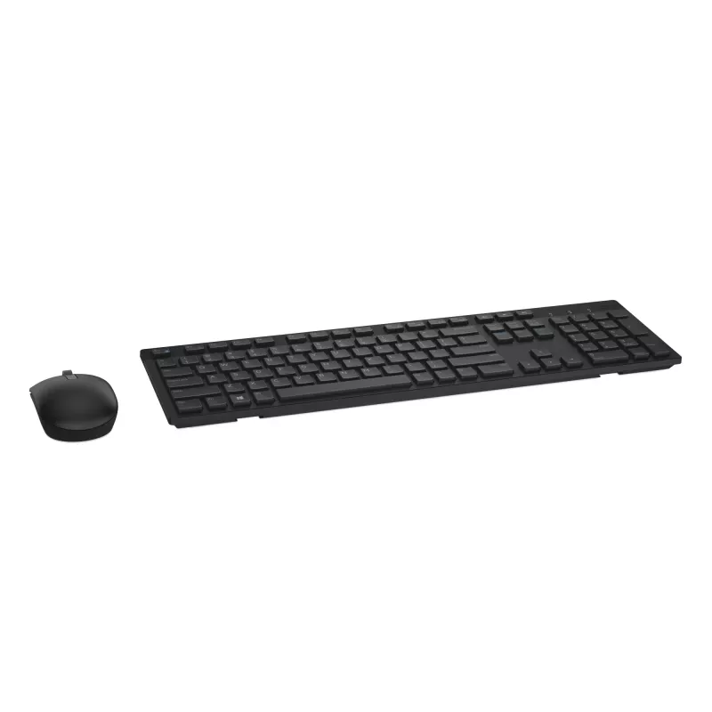 DELL KM636 tastatūra Pele iekļauta Universāls RF Bezvadu QWERTY UK International Melns