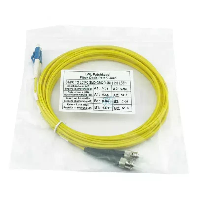 BlueOptics CAB-SMF-ST-LC-2-BO InfiniBand optiskās šķiedras kabelis 2 m G.657.A1