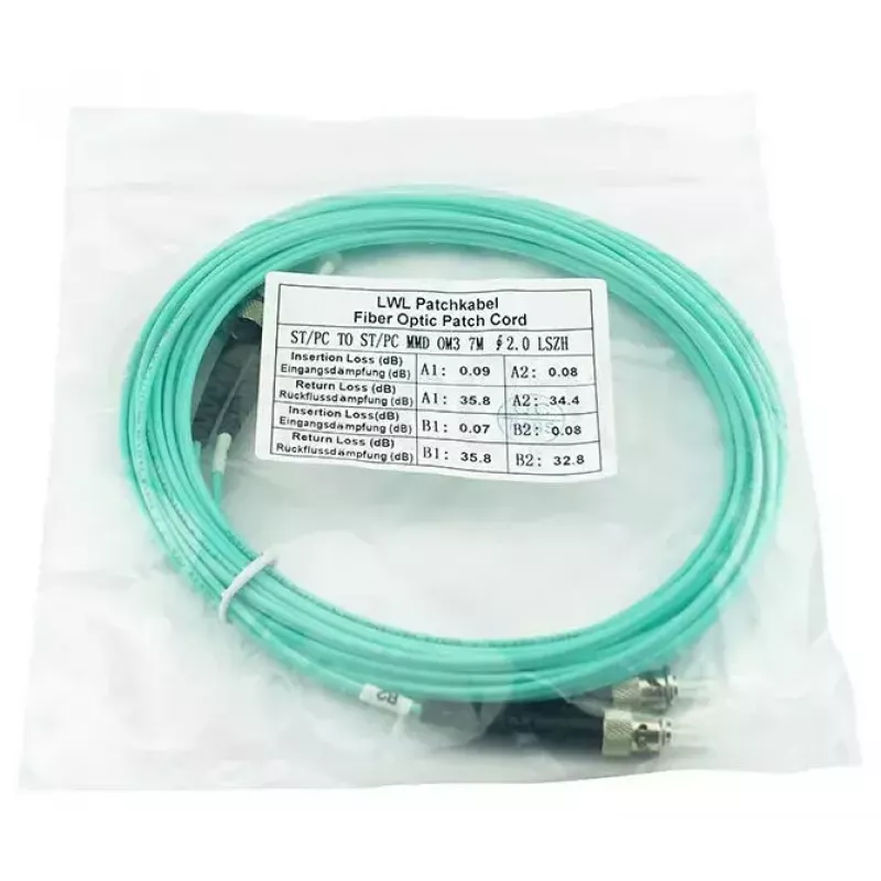 BlueOptics SFP3333EU0.5MK InfiniBand optiskās šķiedras kabelis 0,5 m ST Aqua
