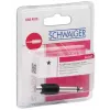 Adapteris RCA Schwaiger KHA4010 533 6,3 mm melns