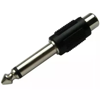 Adapteris RCA Schwaiger KHA4010 533 6,3 mm melns