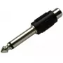 Adapteris RCA Schwaiger KHA4010 533 6,3 mm melns