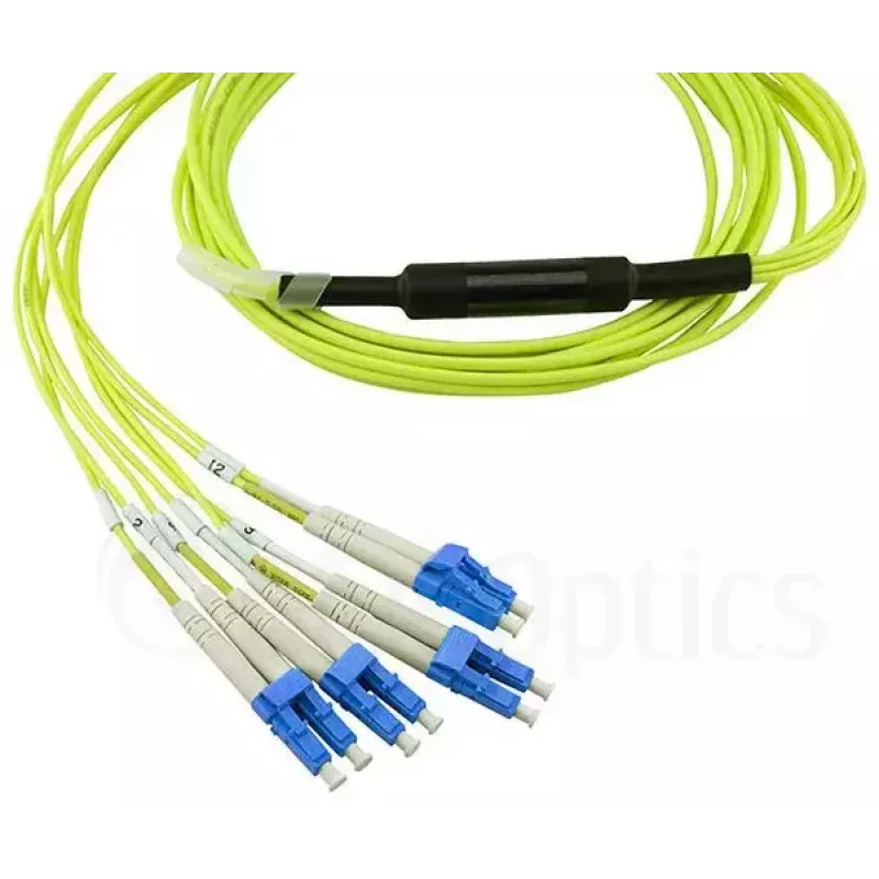 BlueOptics CBL-MPO12-4LC-SMF-5M-BO InfiniBand optiskās šķiedras kabelis MPO 4x LC 5m