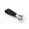 Atslēgu piekariņš TROIKA KR8-02/LE Melns Sudrabains Āda 31mm