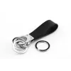 Atslēgu piekariņš TROIKA KR8-02/LE Melns Sudrabains Āda 31mm
