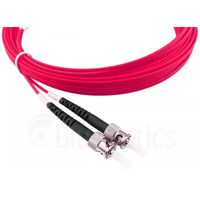 Optiskās šķiedras kabelis BlueOptics SFP3233FU0.5MK SC ST OM4 0,5 m fuksīna