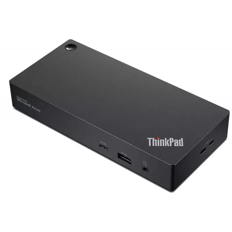 Lenovo 40B20135IT klēpjdatora dokstacija/porta replikators ar vadu USB 3.2 Gen 1 (3.1 Gen 1) Type-A + Type-C melns