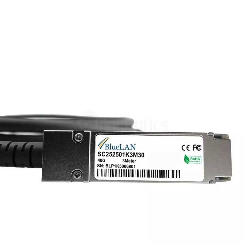 BlueOptics SP-CABLE-FS-QSFP+5-BL InfiniBand/optiskās šķiedras kabelis 5 m Melns