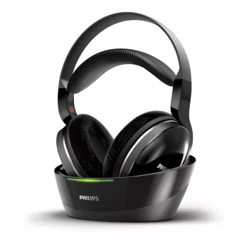 Philips SHD8850/12 austiņas/headset Bezvadu Uz galvas stiprināma Mūzika Melns